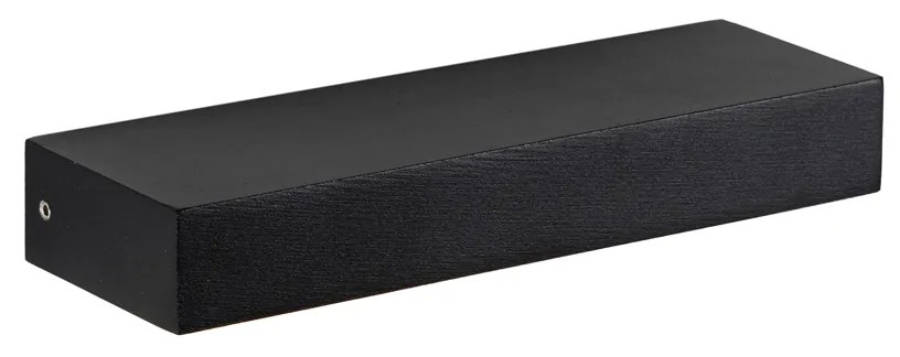 Candeeiro de parede moderno preto com LED IP65 - Hannah