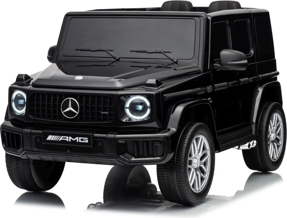 Carro elétrico para Crianças 3 a 7 anos*, 12V 4x4 Mercedes G63 AMG Rodas Espuma EVA, Controle remoto Preto