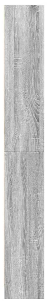 Estante 80x24x176 cm derivados de madeira cinzento sonoma