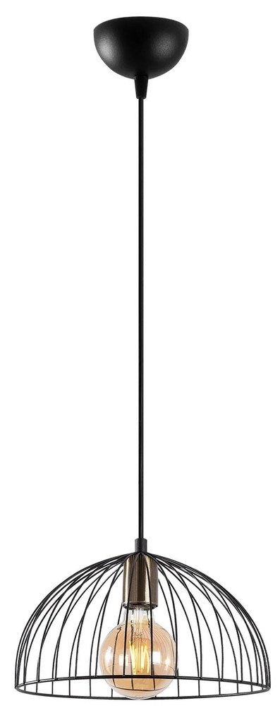 Candeeiro Telkure – Preto Antique – 31 x 31 x 105 cm