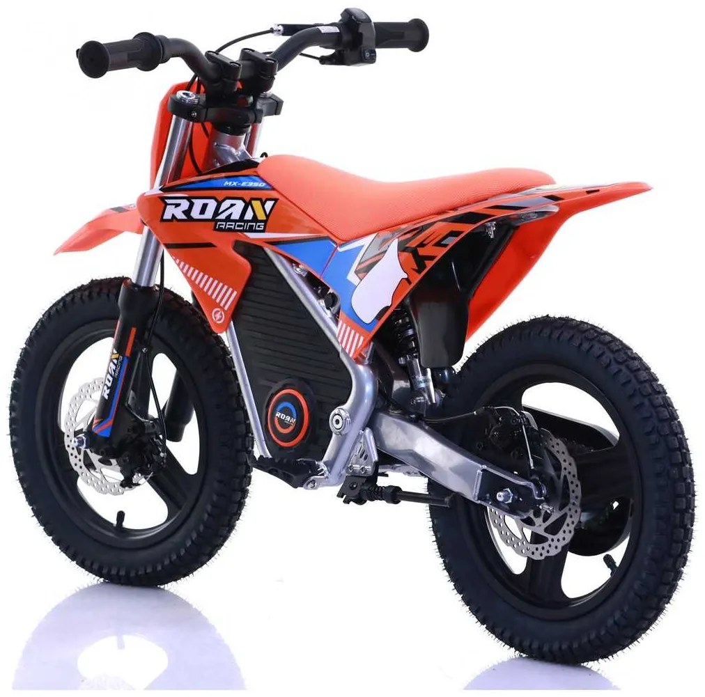 Mini moto elétrica para crianças Minicross electrica 350W 14/14" Warrior MX-E350 Laranja