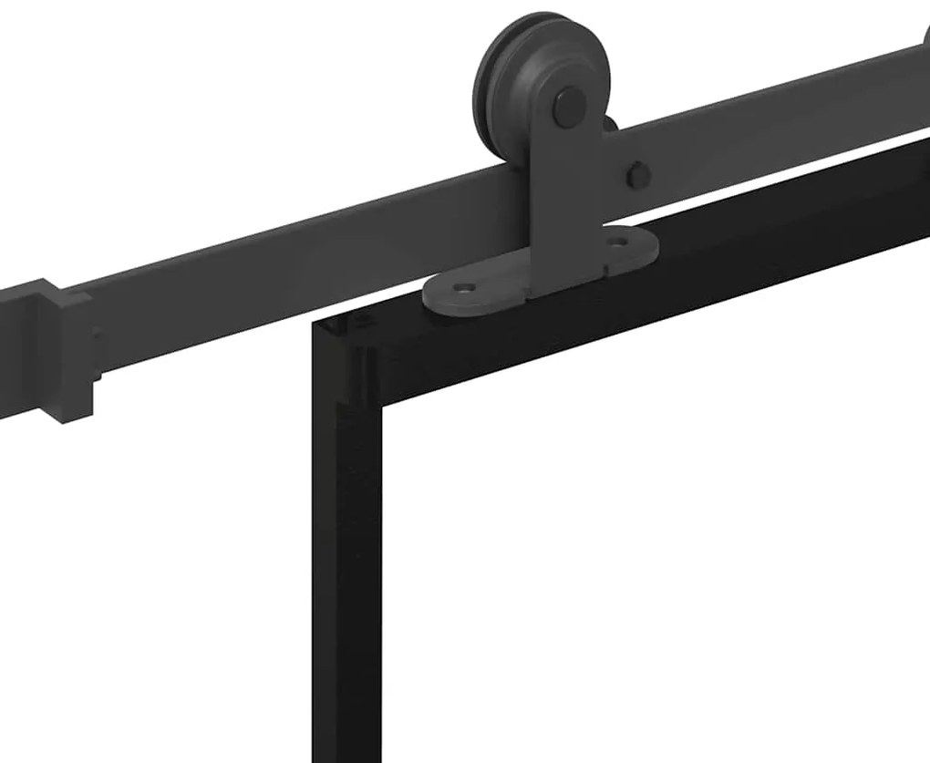 Porta deslizante c/ conj ferragens 102x205cm vidro ESG/alumínio
