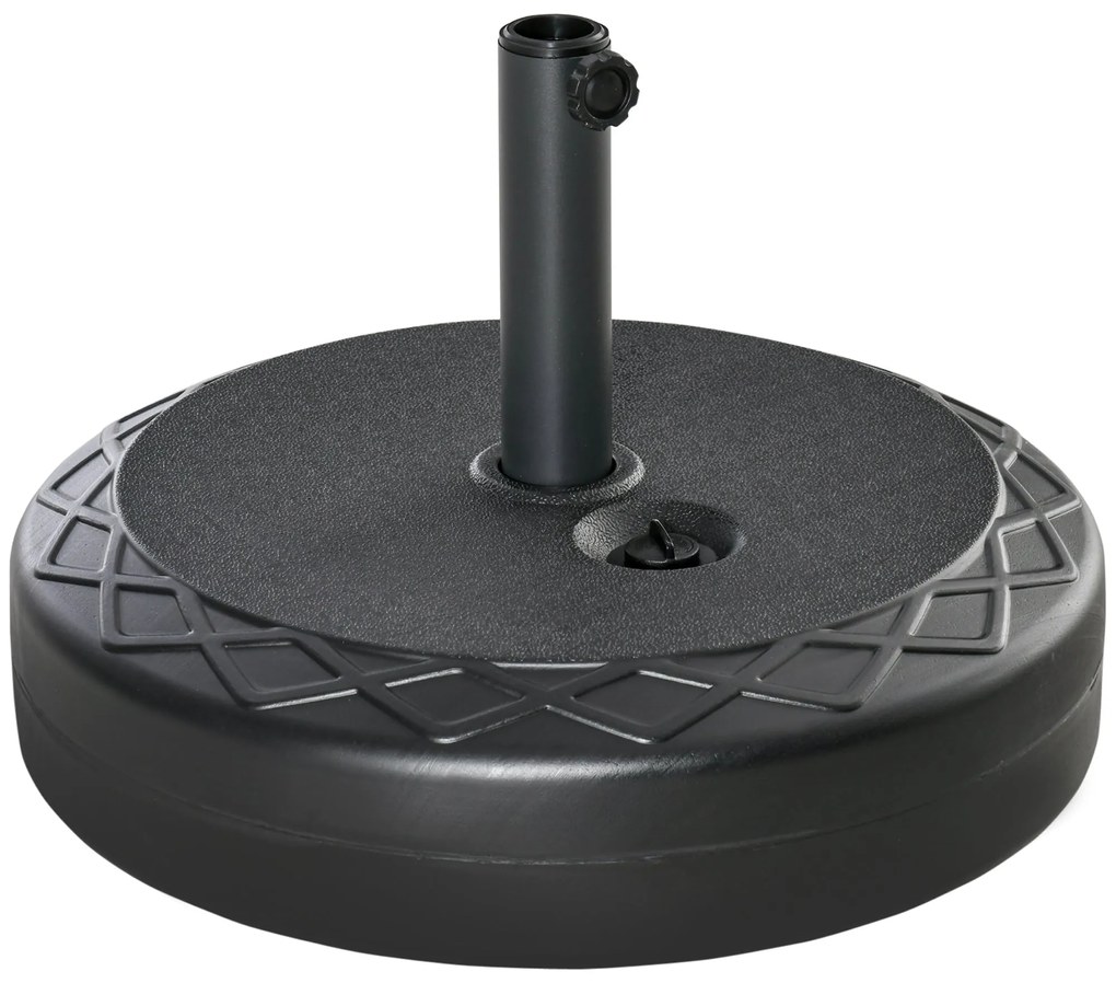 Base para Chapéu de Sol Recarregável com Água 30kg Base Chapéu de Sol