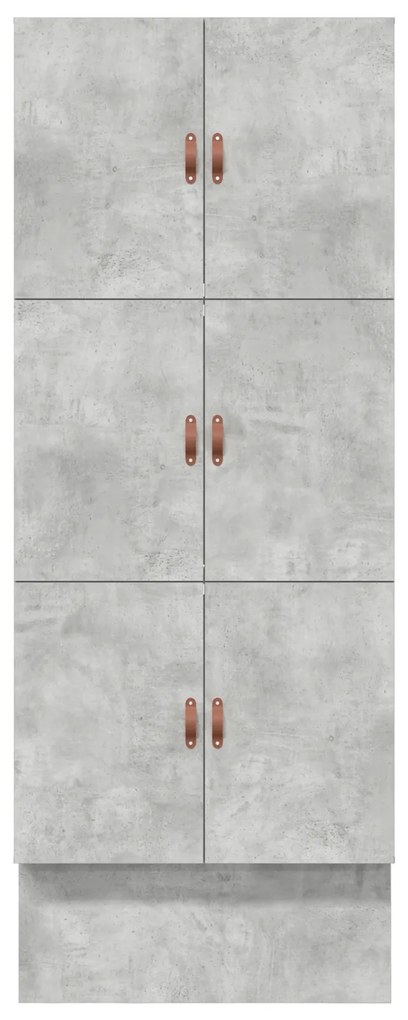 Cama com Arrumação Cinza Concreto 100x200 cm