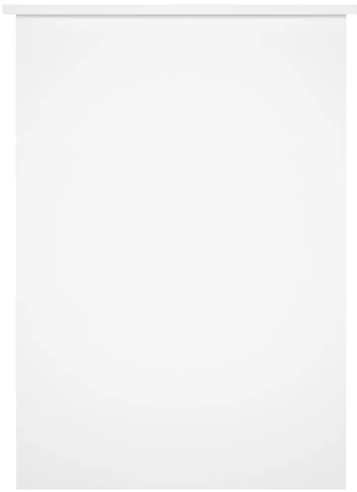 Secretária 100x55x75 cm derivados de madeira branco brilhante