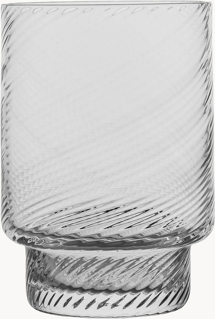 Copos artesanais Luna Spiral, conjunto de 6