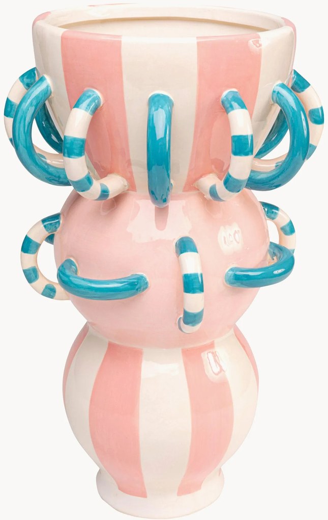 Jarra pintada à mão Harlequin, Alt 49 cm