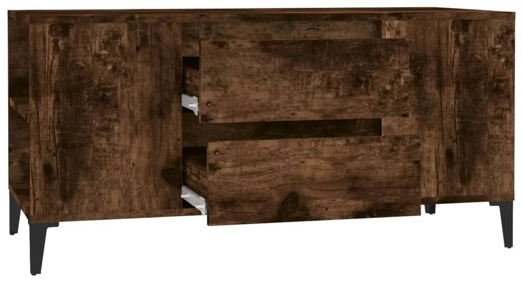 Móvel p/ TV 102x44,5x50 cm derivados de madeira carvalho fumado