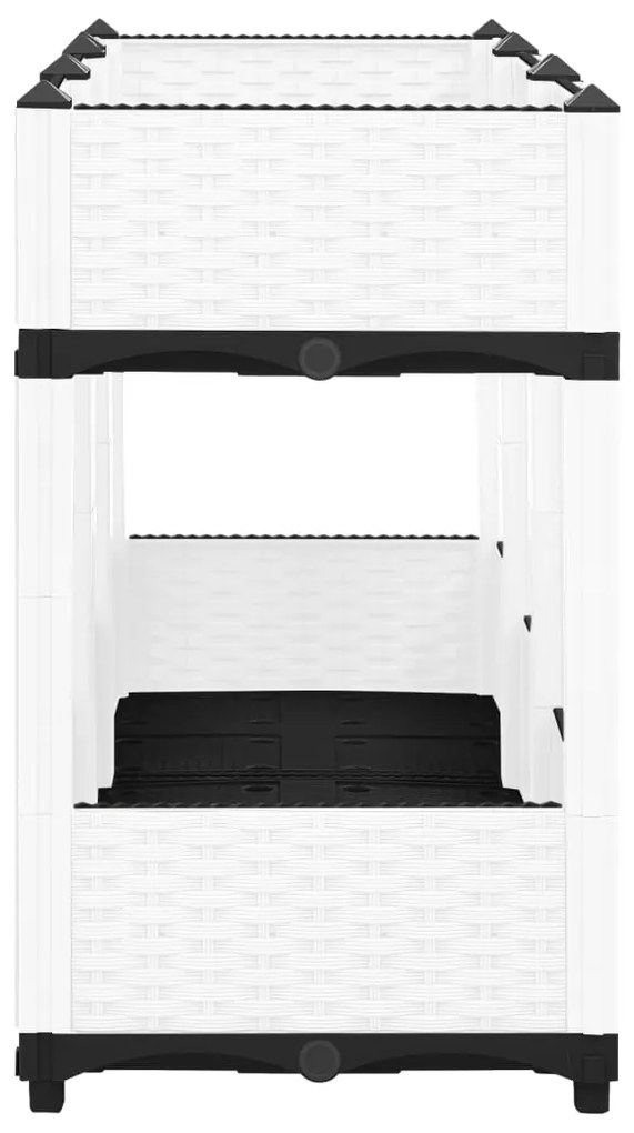 Canteiro elevado 120x40x71 cm polipropileno