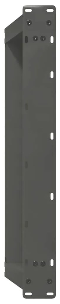 Pés para mesa de centro em forma de U, 2 peças, antracite, 70x(30-31)
