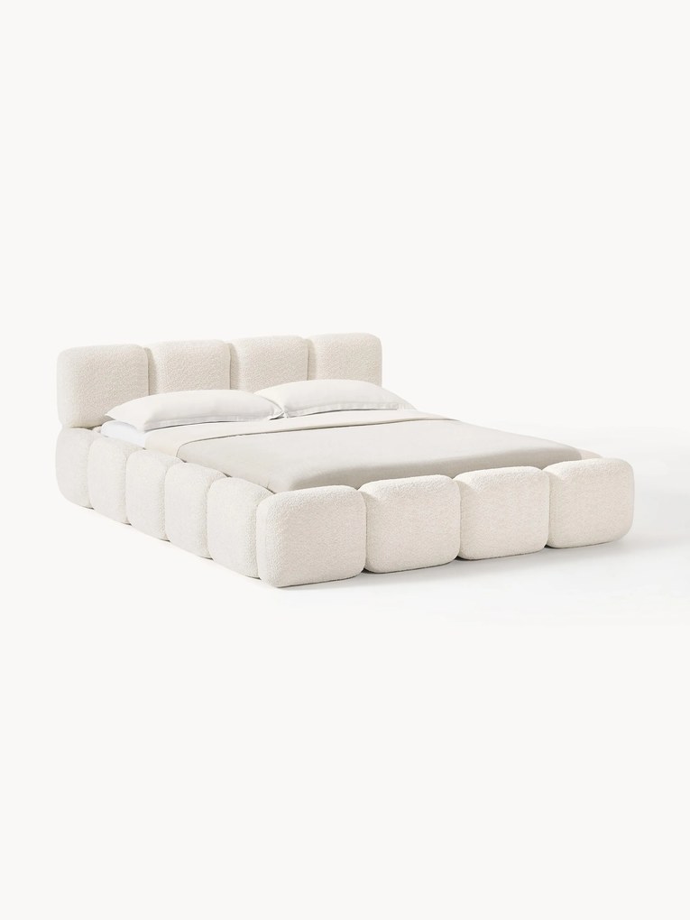 Teddy Bouclé Upholstered Bed Tayla