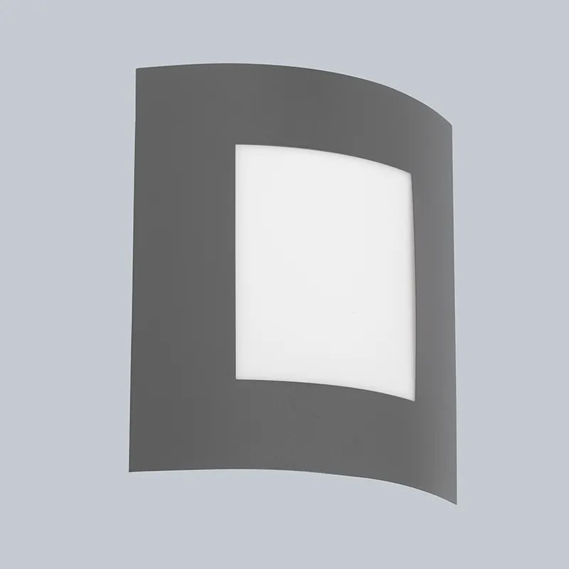 Candeeiro de parede exterior antracite IP44 - Emmerald 1