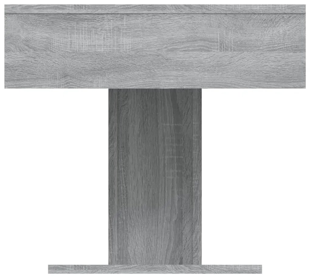 Mesa de centro 96x50x45 cm derivados de madeira cinzento sonoma