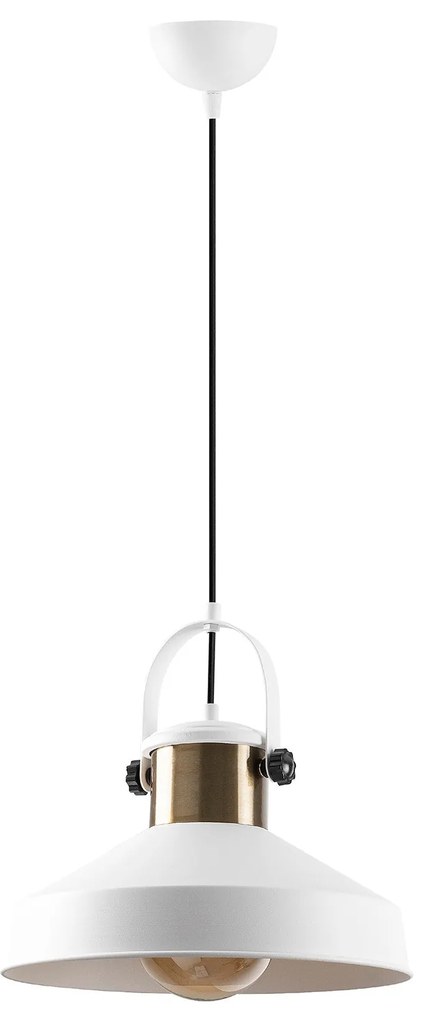 Candeeiro Suspenso Dodo – Branco – 35 x 35 cm
