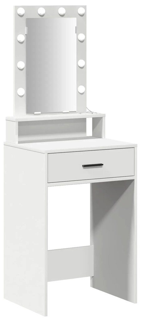 Mesa de Maquiagem vidaXL com Luzes LED Branca 50x41x140 cm