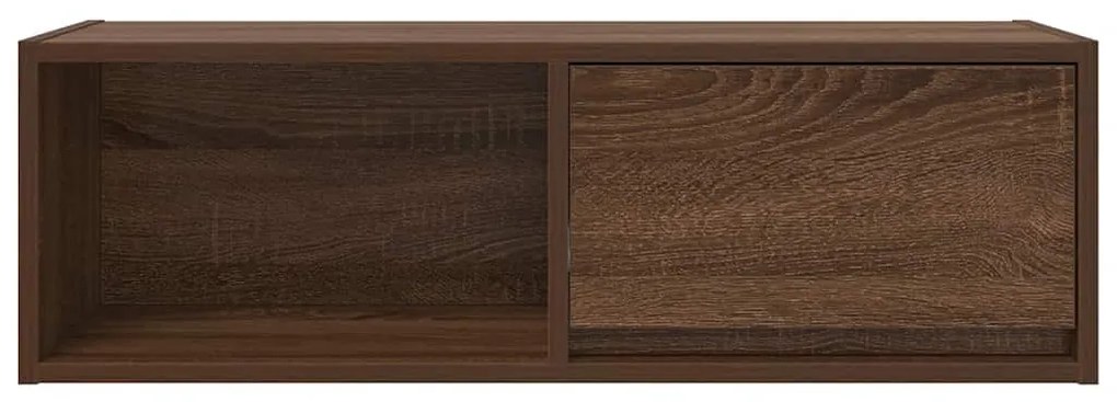 Móveis de TV 2pcs 80x31x25,5cm deriv. madeira carvalho castanho