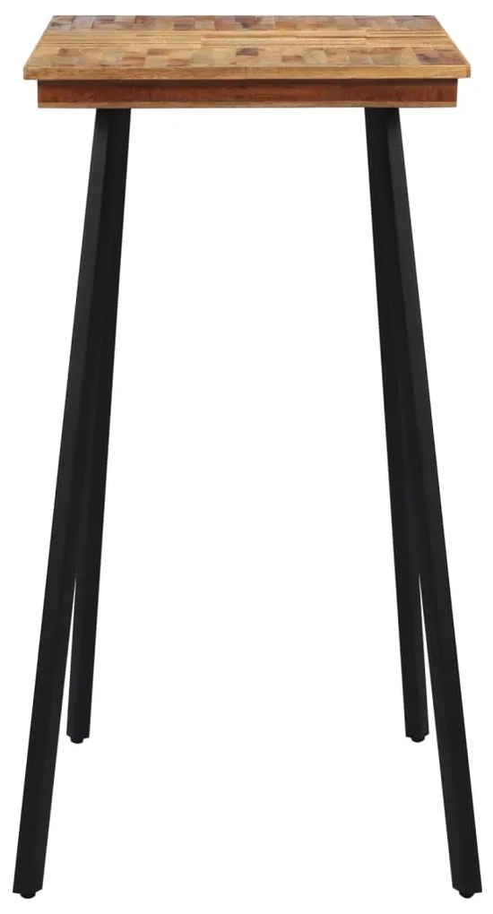 Mesa de bar 110x55x105 cm madeira de teca maciça