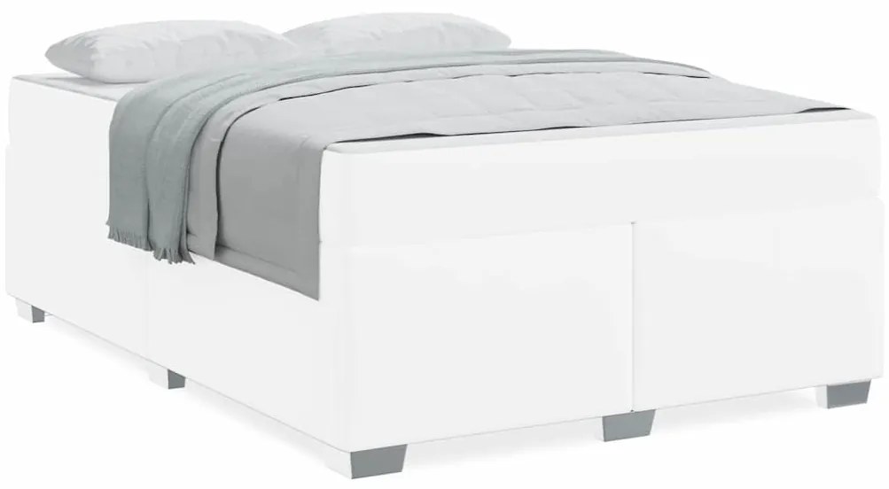 Estrutura da Cama Outros Branco 140 x 200 cm Couro sintético