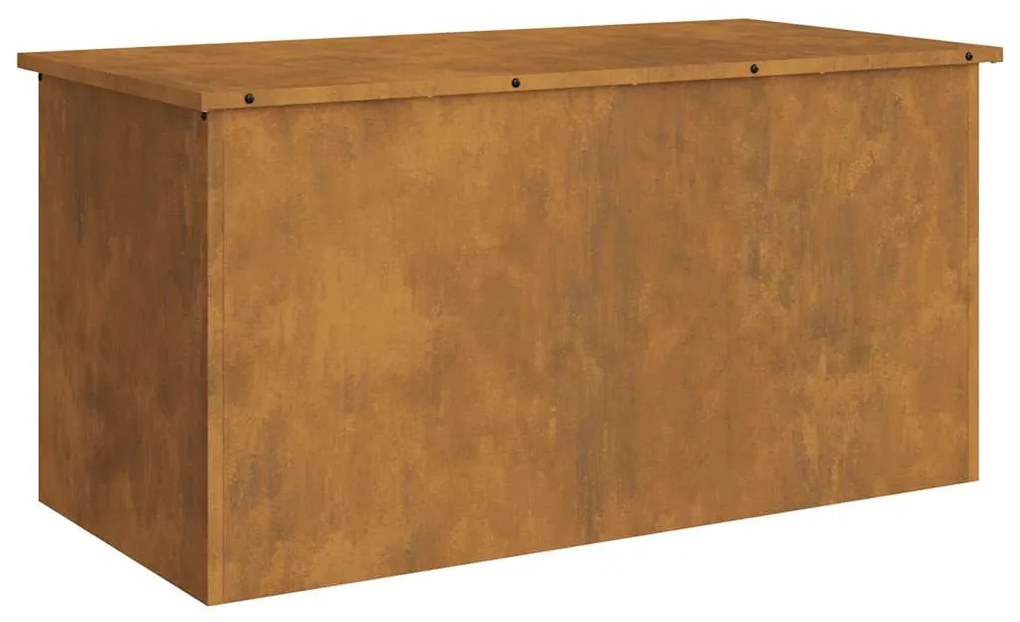 Caixa de Armazenamento Externa Castanho 100 x 50.5 x 50 cm