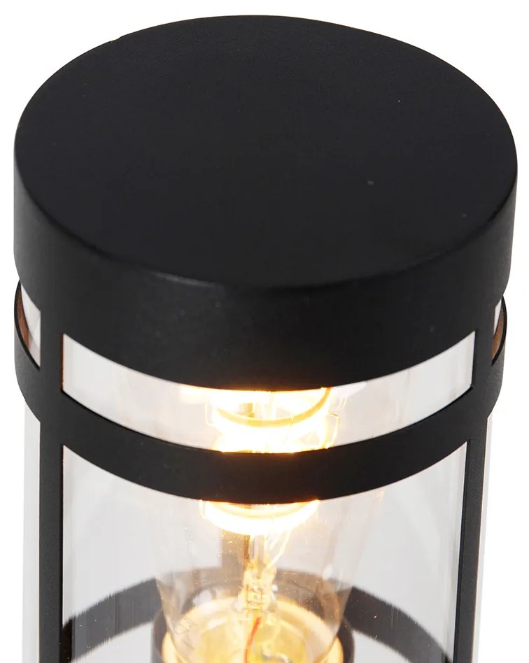 LED Candeeiro de exterior inteligente preto 80 cm IP44 com Wi-Fi ST64 - Gleam Moderno