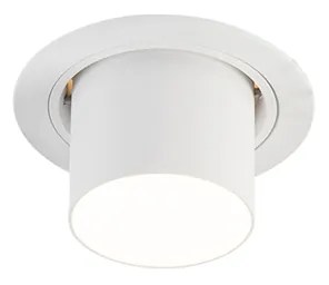 Foco embutido moderno redondo branco basculante - Installa