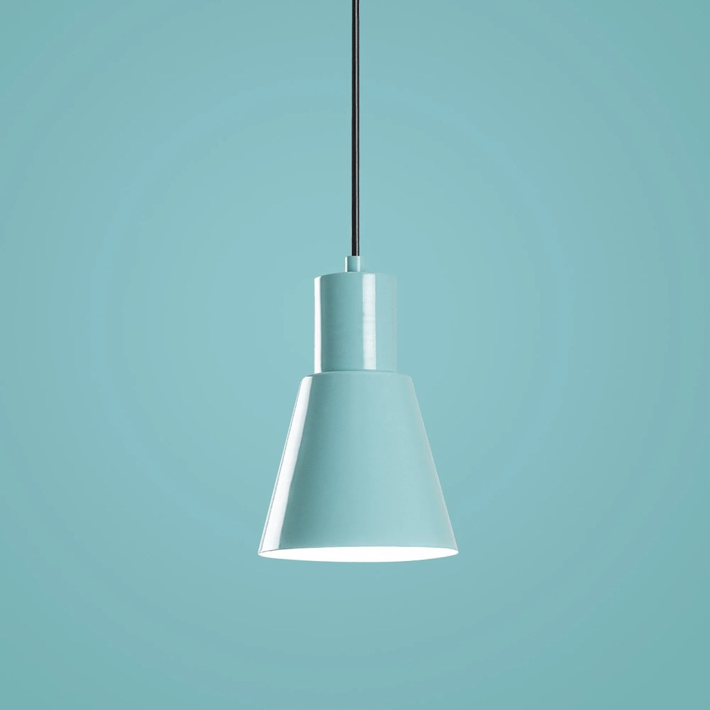 Candeeiro Chandelier Konikkem – Turquesa – Ø40 cm