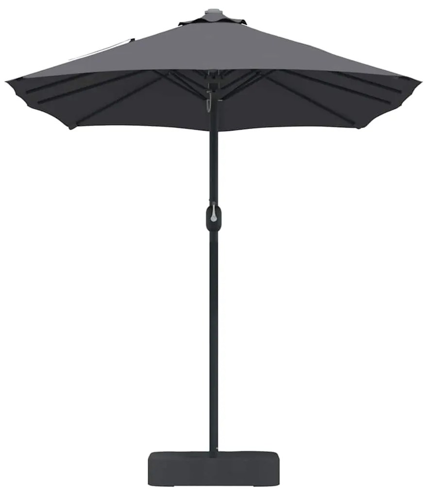 Guarda-sol de Jardim Antracite 385 x 209 x 244 cm tecido