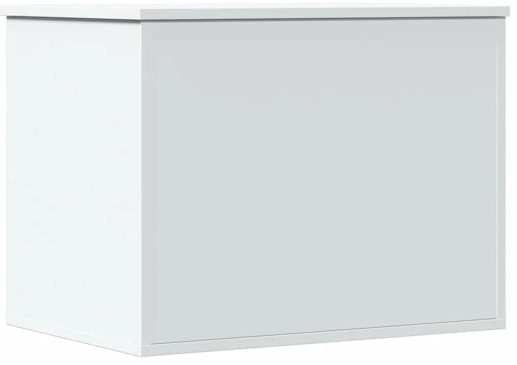 Caixa de arrumação 60x42x46 cm derivados de madeira branco