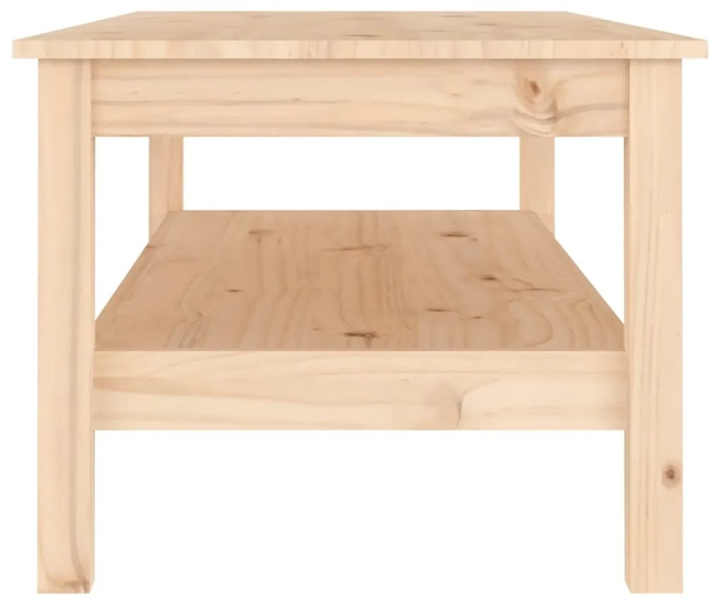Mesa de centro 110x50x40 cm pinho maciço
