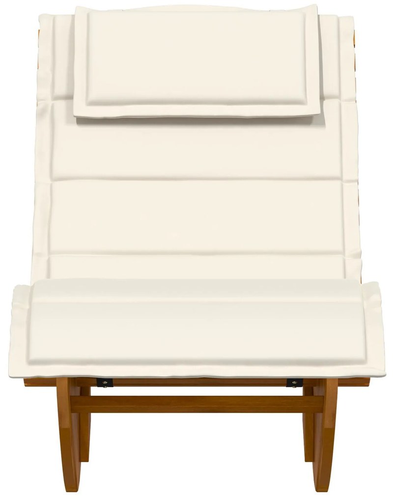 Espreguiçadeiras Baloiço com Almofadas 2 pcs Madeira Maciça de Acácia