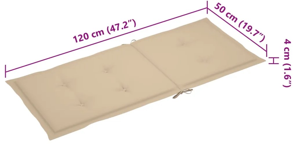 Cadeira de baloiço com almofadão bambu