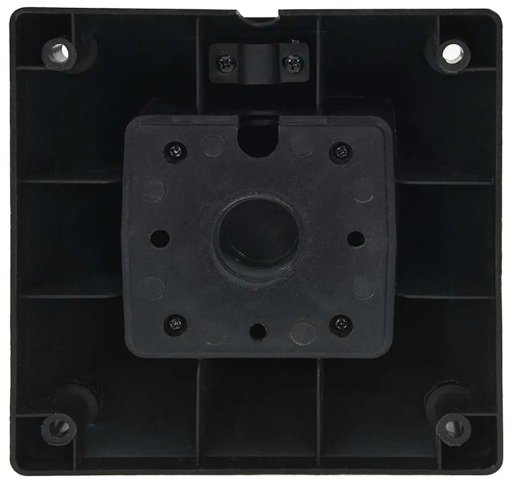 Coluna de tomadas p/ exterior 4 vias 16x16x39,5 cm preto/verde