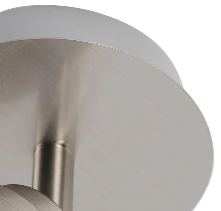 Foco moderno de banheiro aço IP44 - Ducha Moderno