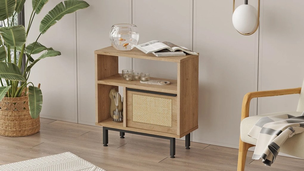 Mesa de Apoio ON6 – Nogueira – 60 cm x 60 cm x 25,5 cm