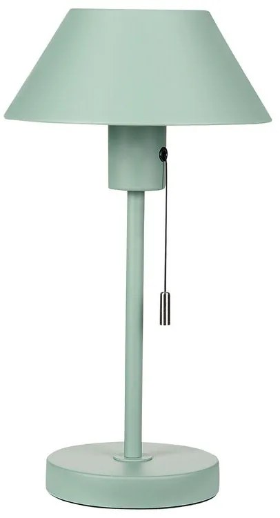 Candeeiro de mesa em metal verde claro 37 cm CAPARO Beliani