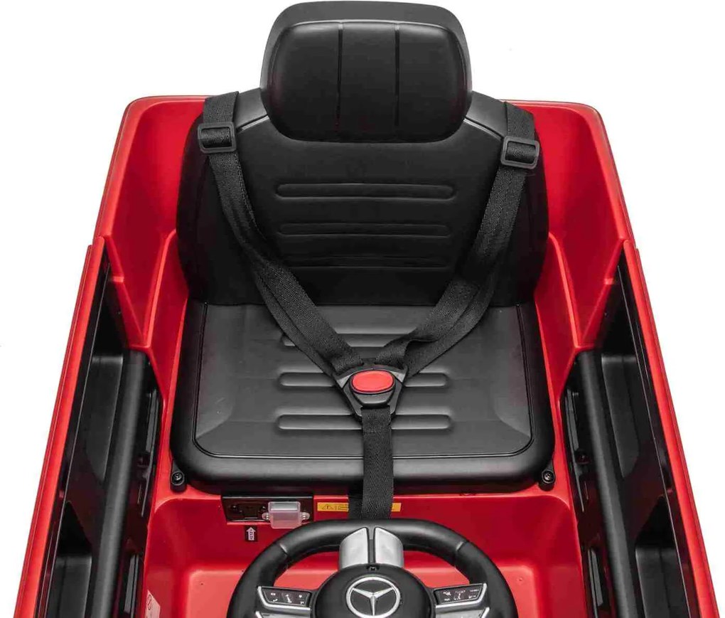 Carro elétrico Crianças 3 a 7 anos Mercedes-Benz 12V G580 Bateria Lìtio, controlo Remoto Vermelho