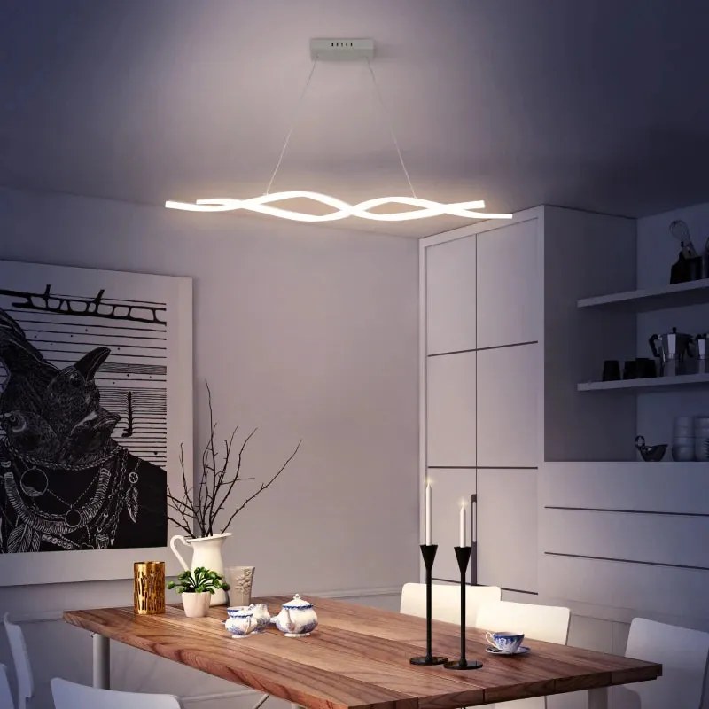 Candeeiro de Teto em LED DNA - Design Moderno