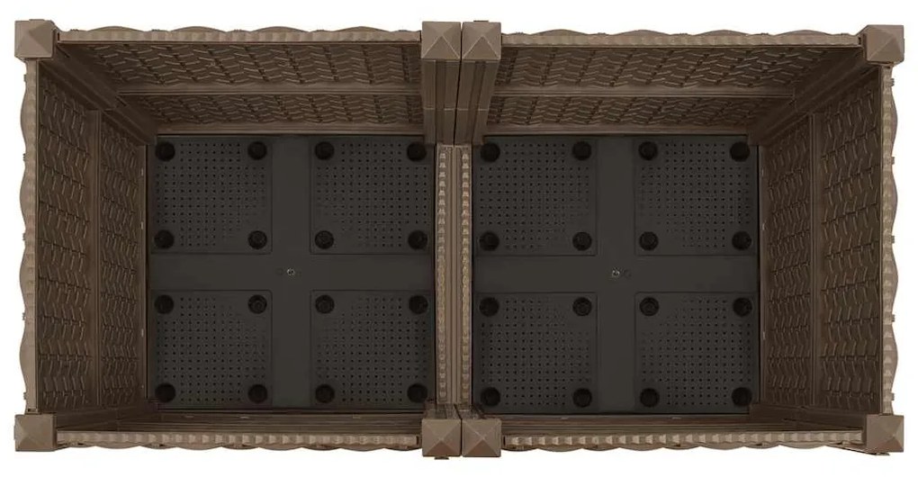 Canteiro elevado 80x40x38 cm polipropileno
