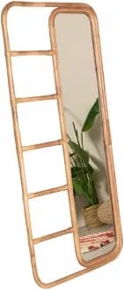 Espelho De Pé Retangular 155x80 Cm Em Bambu Com Pendurador Marcus Bambu - Sklum