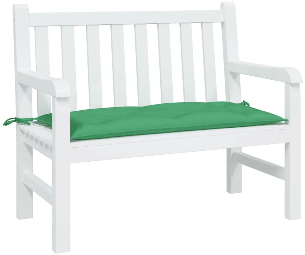 Almofadão p/ banco de jardim 110x50x7cm tecido oxford verde