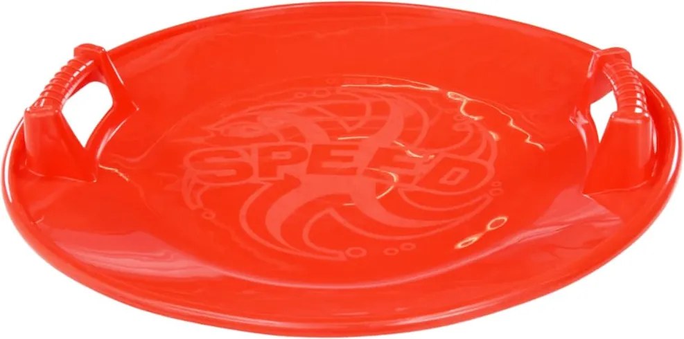 vidaXL Trenó redondo 66,5 cm PP vermelho