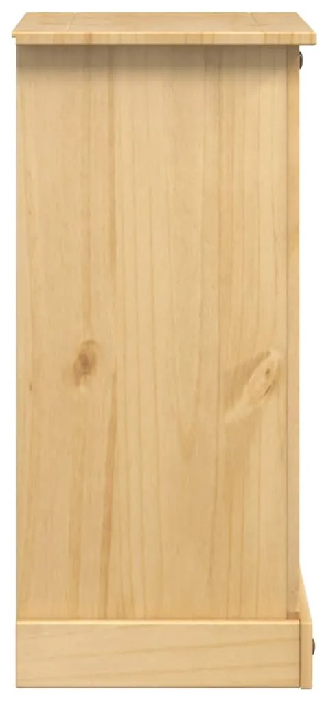 Mesa de cabeceira Corona 53x39x84 cm madeira de pinho maciça