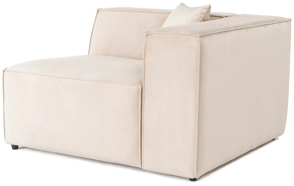 Sofá de 1 Lugar Lora – Creme – 110x108x65 cm