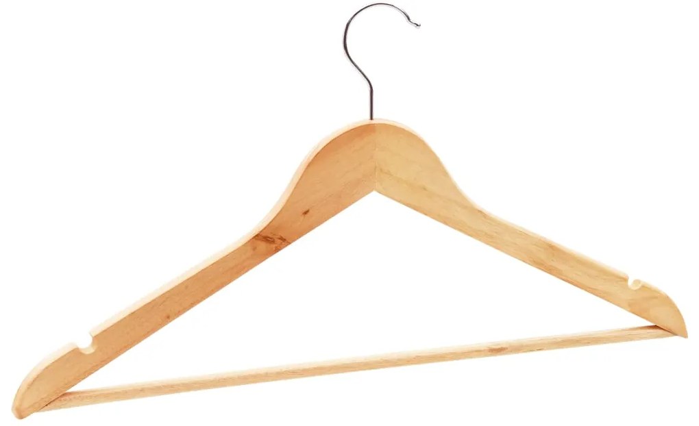 20 pcs conjunto de cabides antiderrapantes madeira