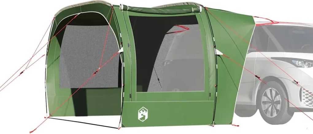 vidaXL Tenda de carro impermeável verde