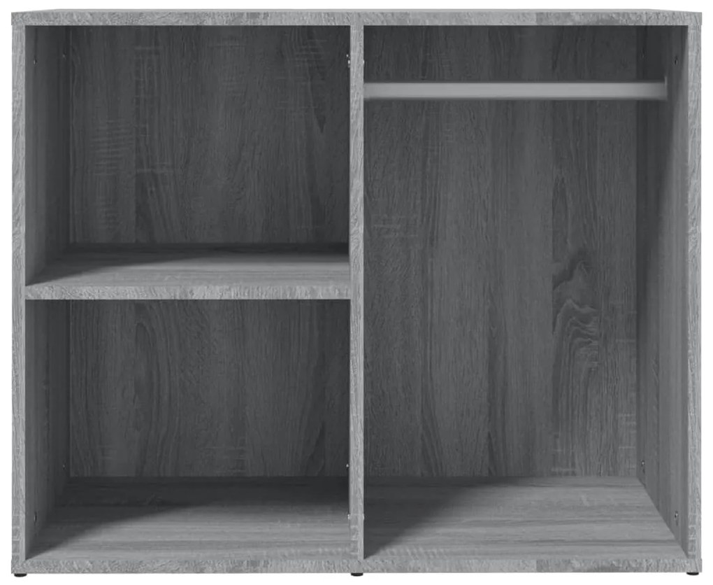 Toucador 80x40x65 cm derivados de madeira cor cinzento sonoma