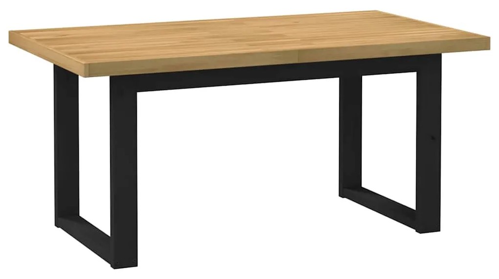 Mesa de jantar NOAIN Pernas em forma U 160x90x75cm pinho maciço