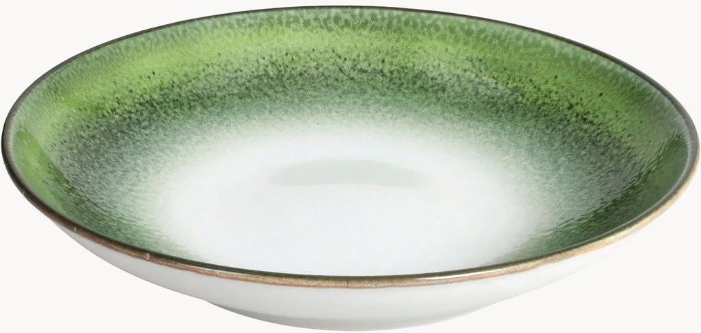 Pratos de massa em porcelana Petra, conjunto de 6