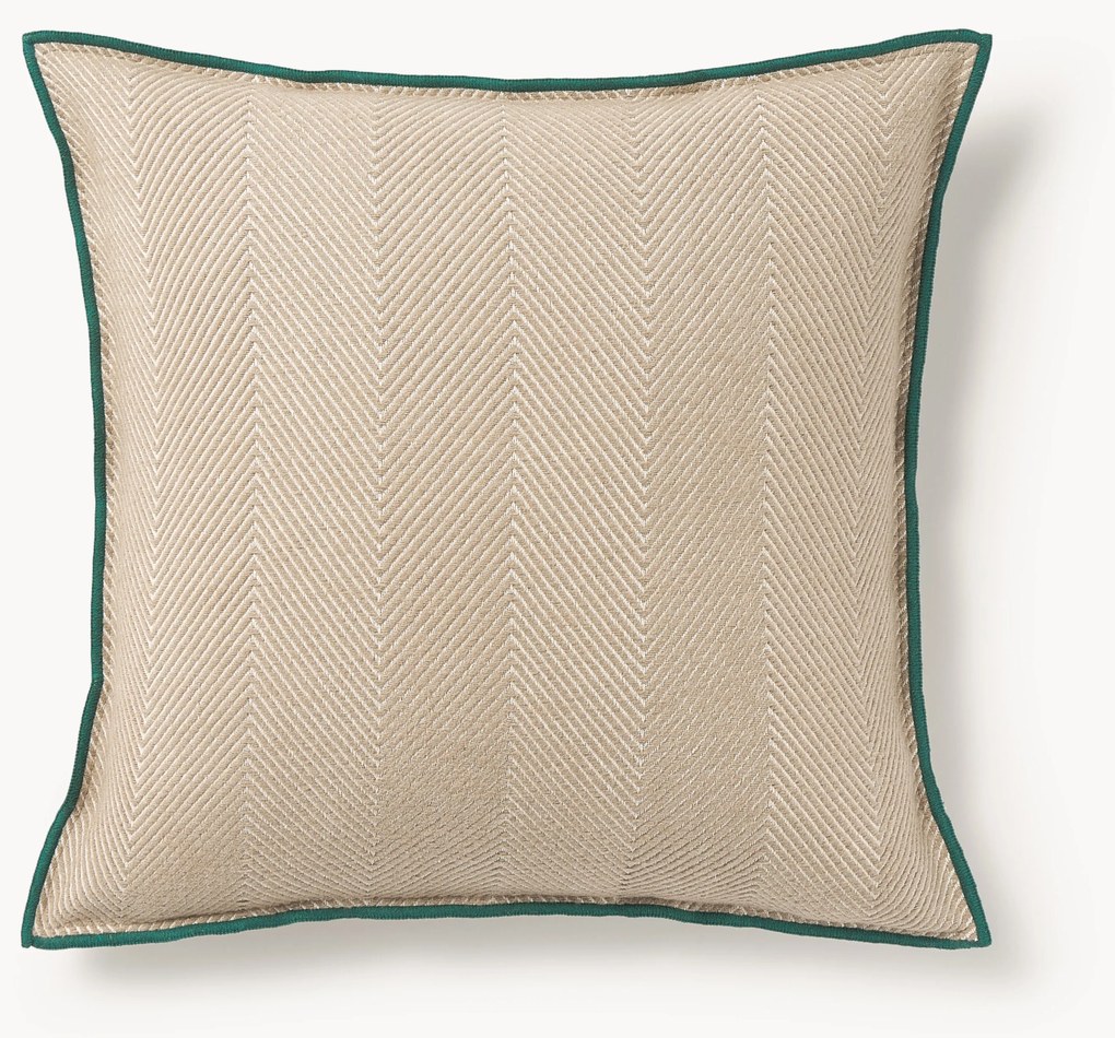 Capa de almofada com padrão espinha de peixe Agatha