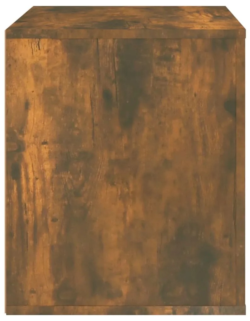 Mesa de cabeceira 50x39x47 cm cor carvalho fumado